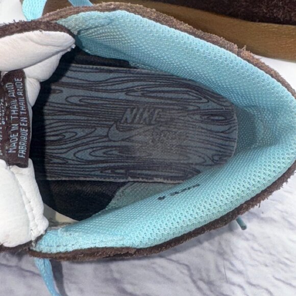 Nike SB Blazer Cappuccino Blue Chill Brown Blue 310801-241 Men’s Size 8 2007 - Picture 9 of 12